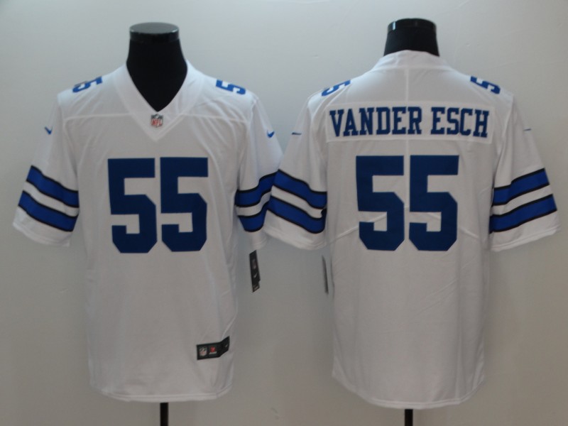 Men Dallas Cowboys #55 Vander esch White Nike Vapor Untouchable Limited Playe NFL Jerseys->dallas cowboys->NFL Jersey